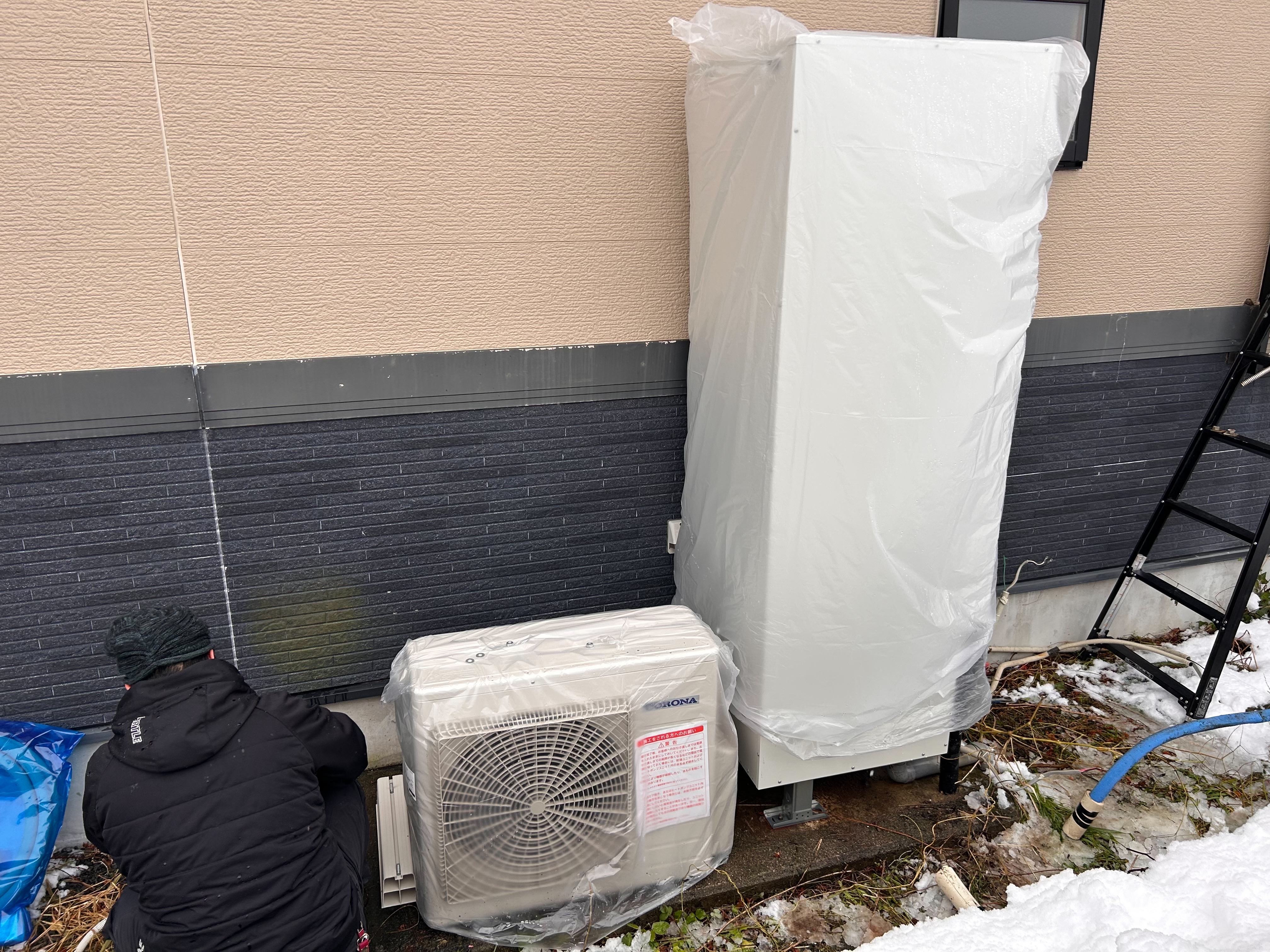 1-【エコキュート施工】一般住宅　福島市