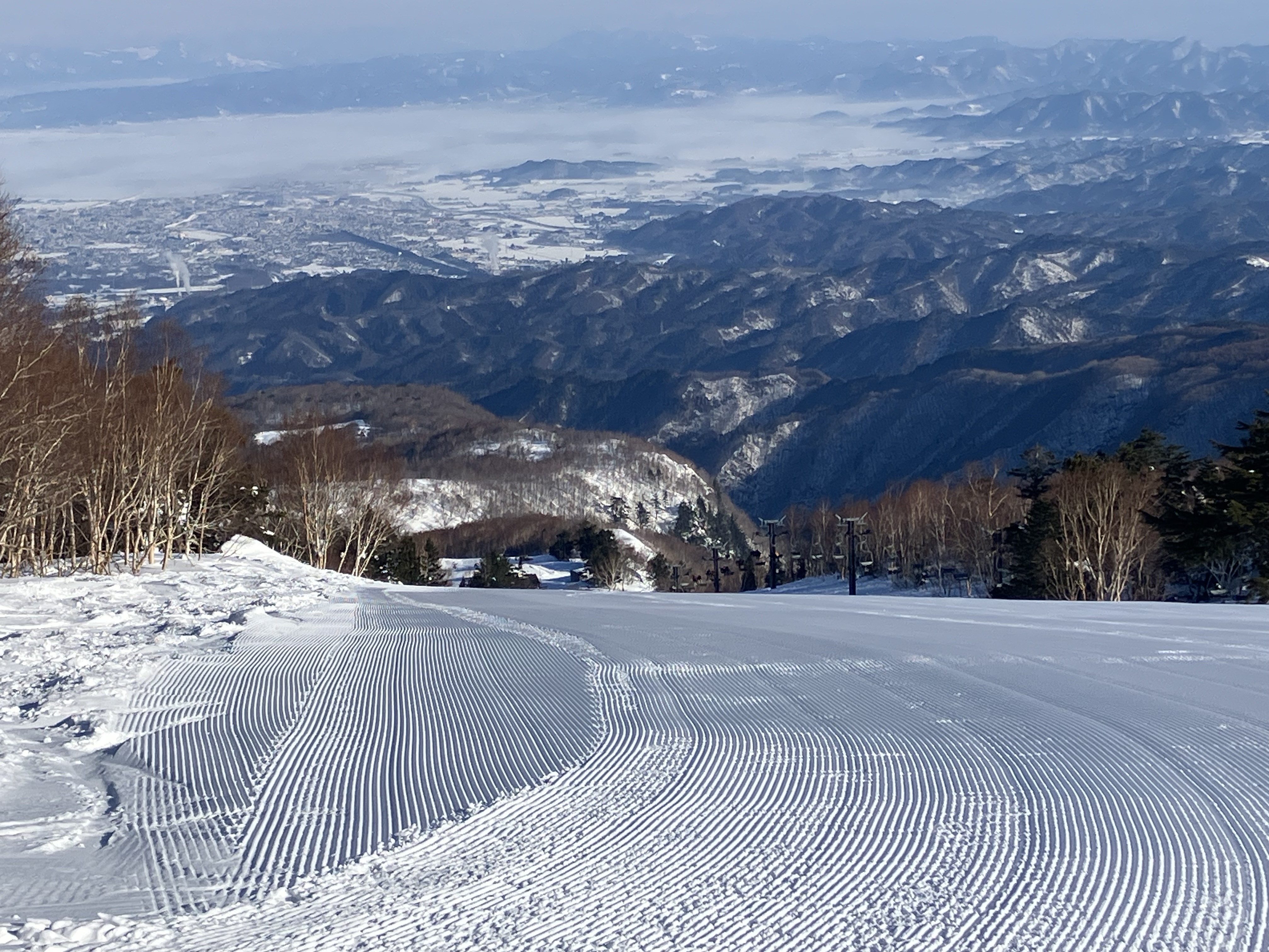 6-快晴の天元台スキー場