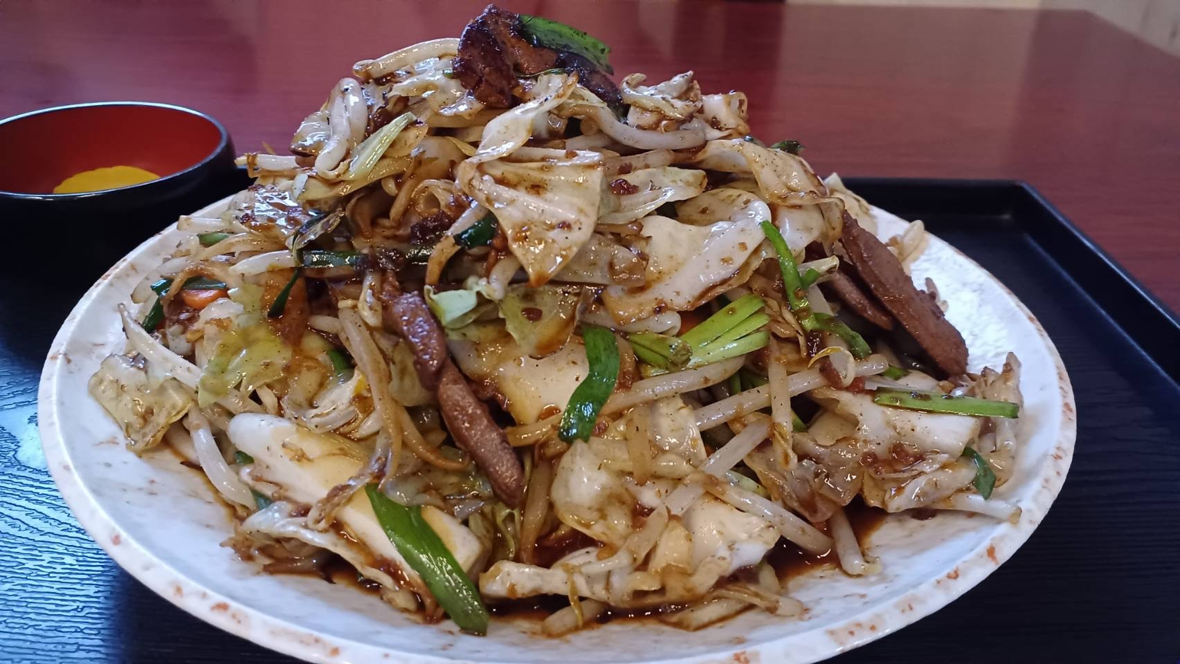 7-磐梯熱海　幸華のレバニラ定食♪