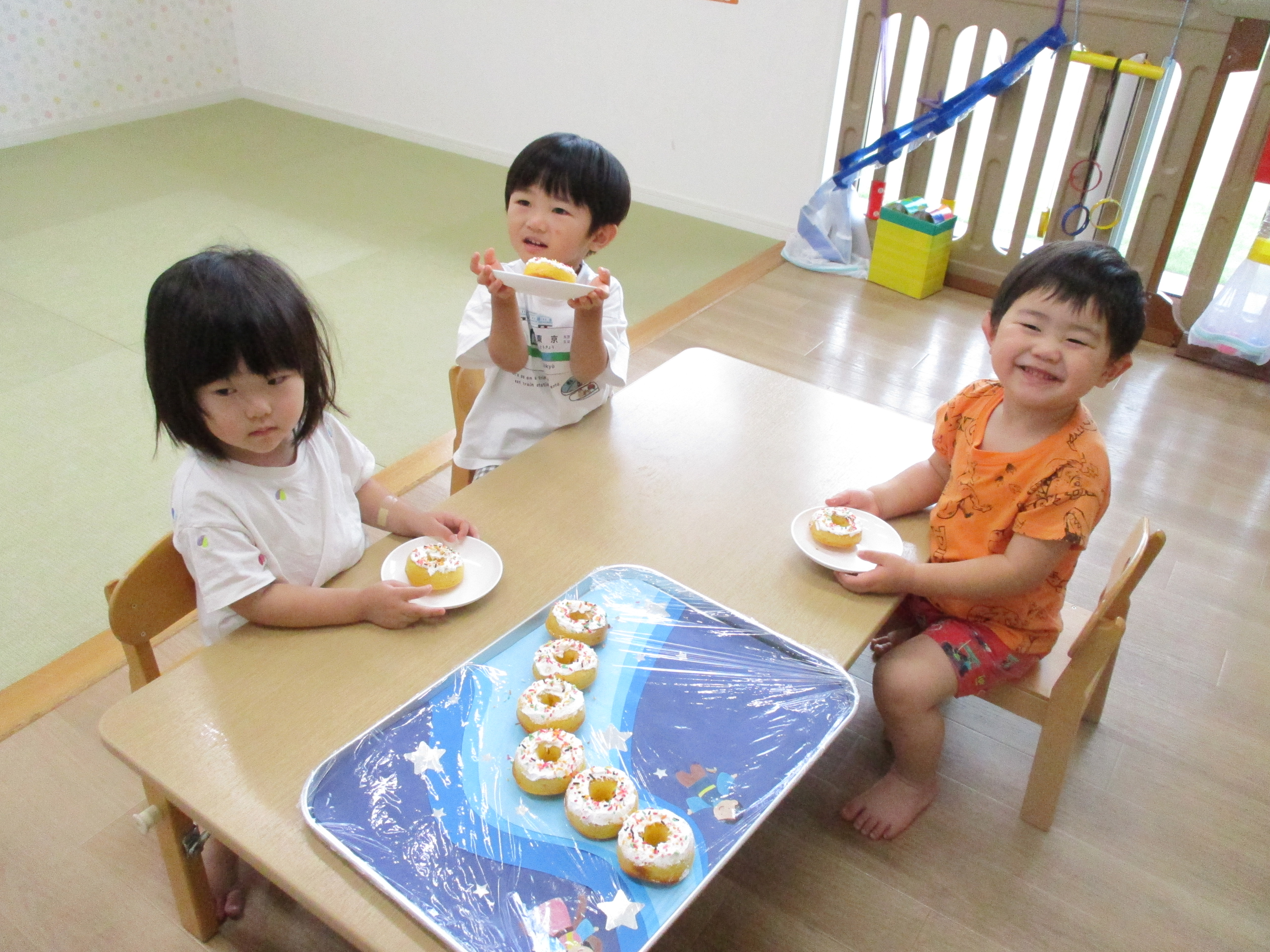 3-七夕　おやつ２歳児クラス