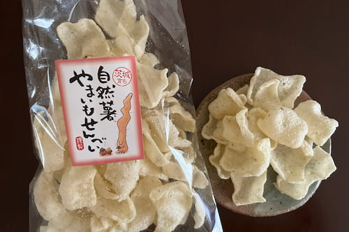 4-自然薯やまいもせんべいの販売開始