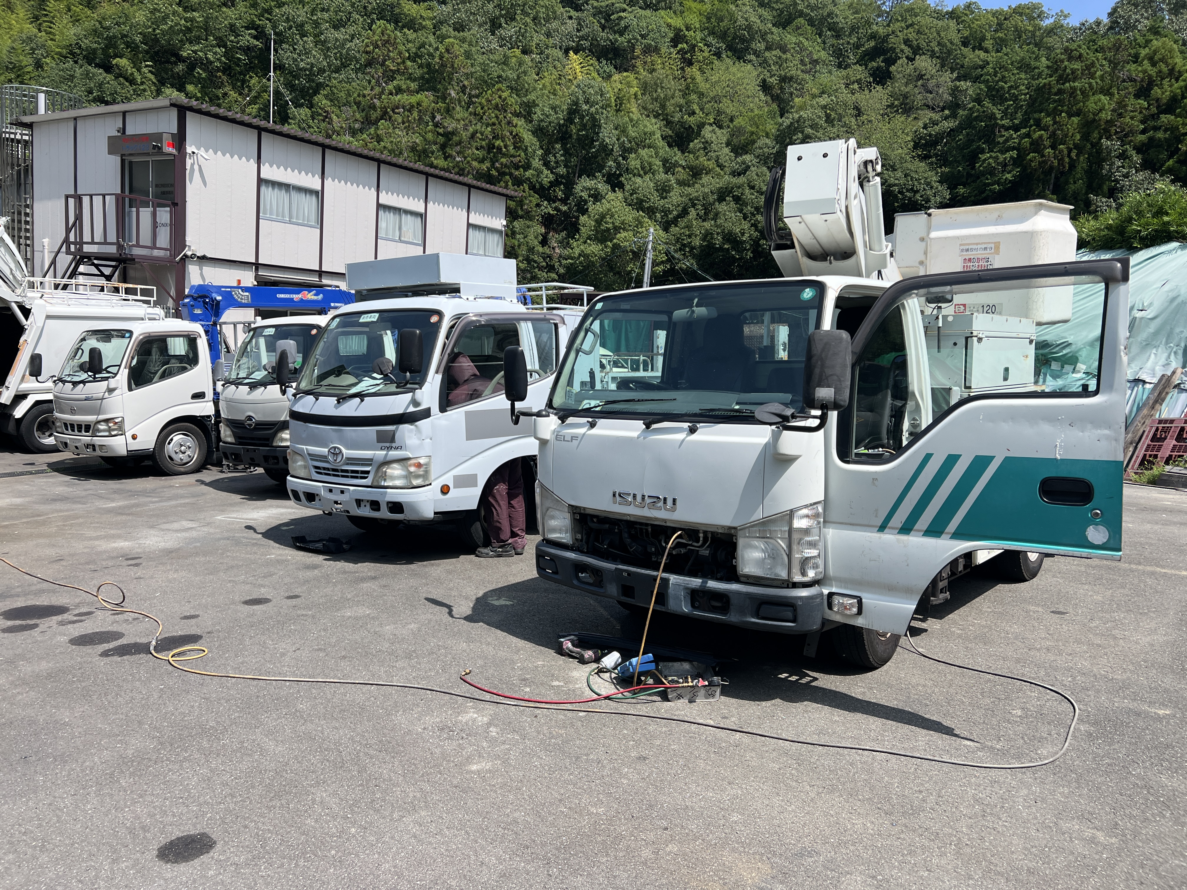0-Ｈ23 エルフ高所作業車 サブＥＧ