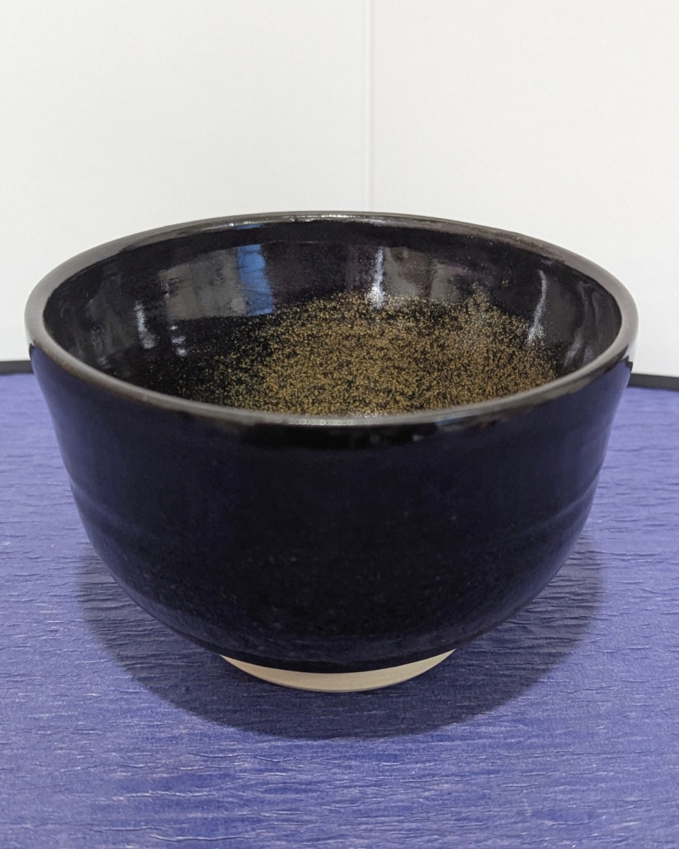 7-油滴天目　金結晶お抹茶碗