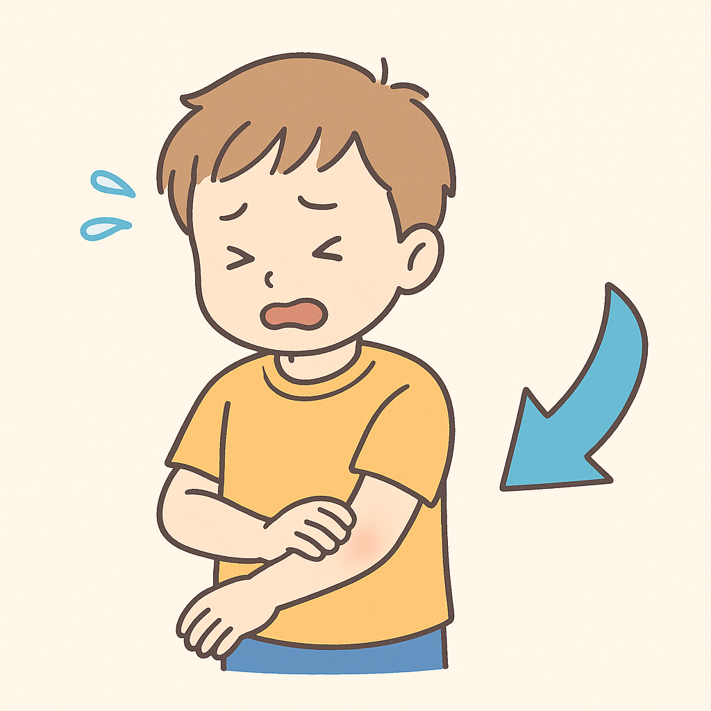 小児肘内障（子どもの腕が抜けた）の整復対応