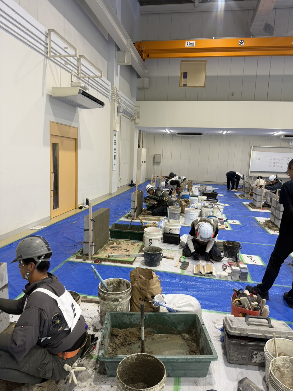 1-一級タイル技能検定 実技試験