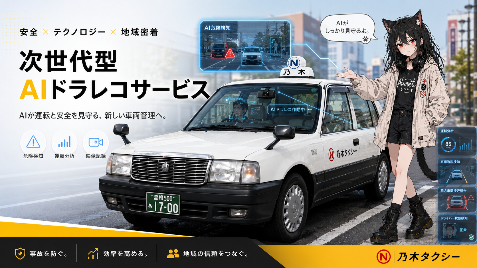 2-次世代型AIドラレコサービス全車装備