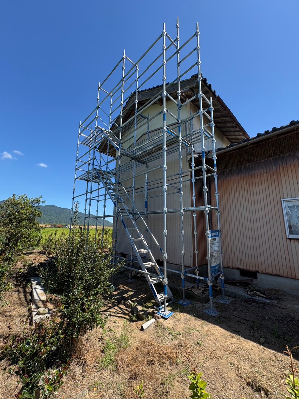 0-屋根改修用足場