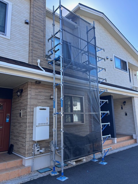 0-ﾊﾞﾙｺﾆｰ防水工事用足場