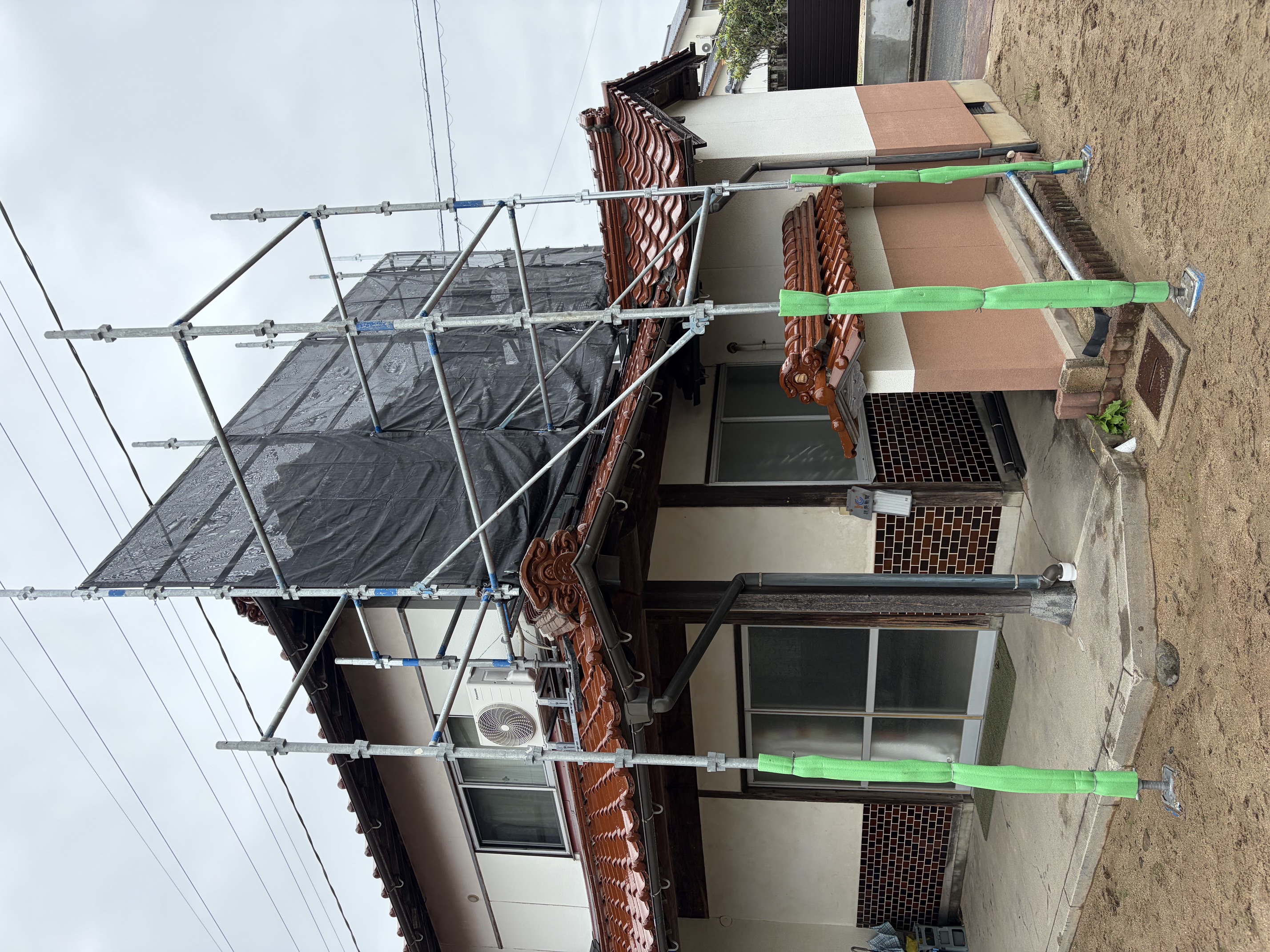 4-屋根修繕用足場