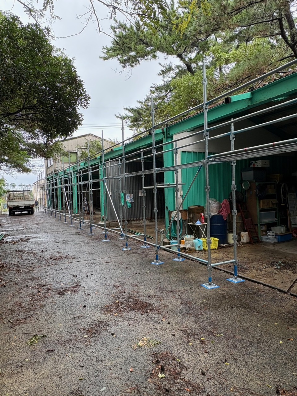 6-屋根改修用足場