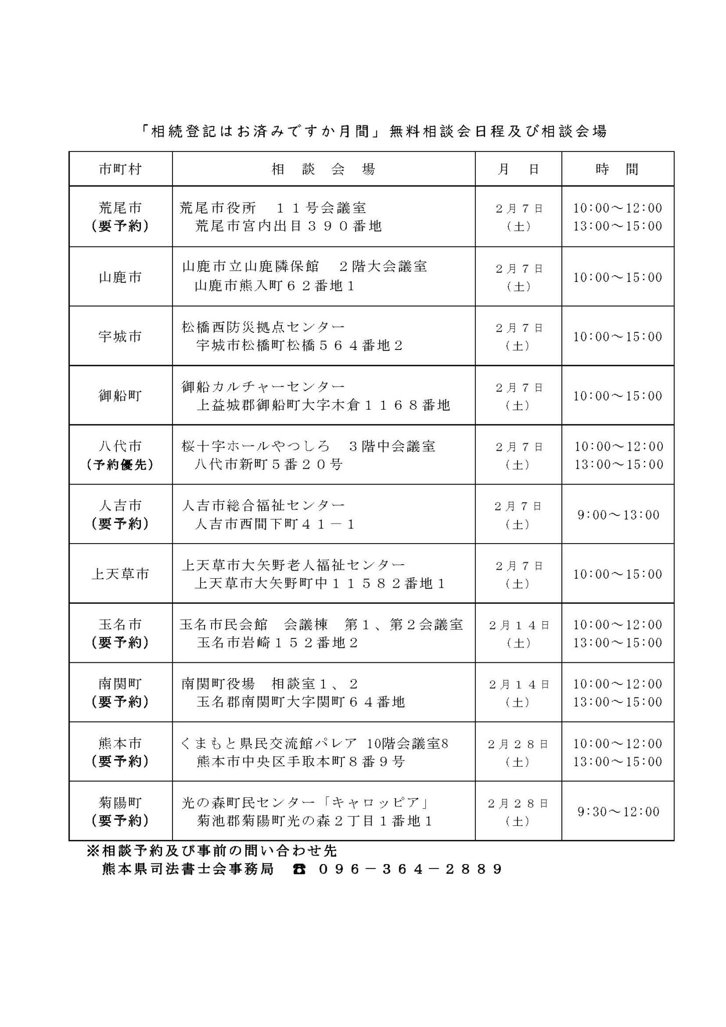 1-【令和8年2月7日（土）】「相続登記はお済みですか月間」無料相談会