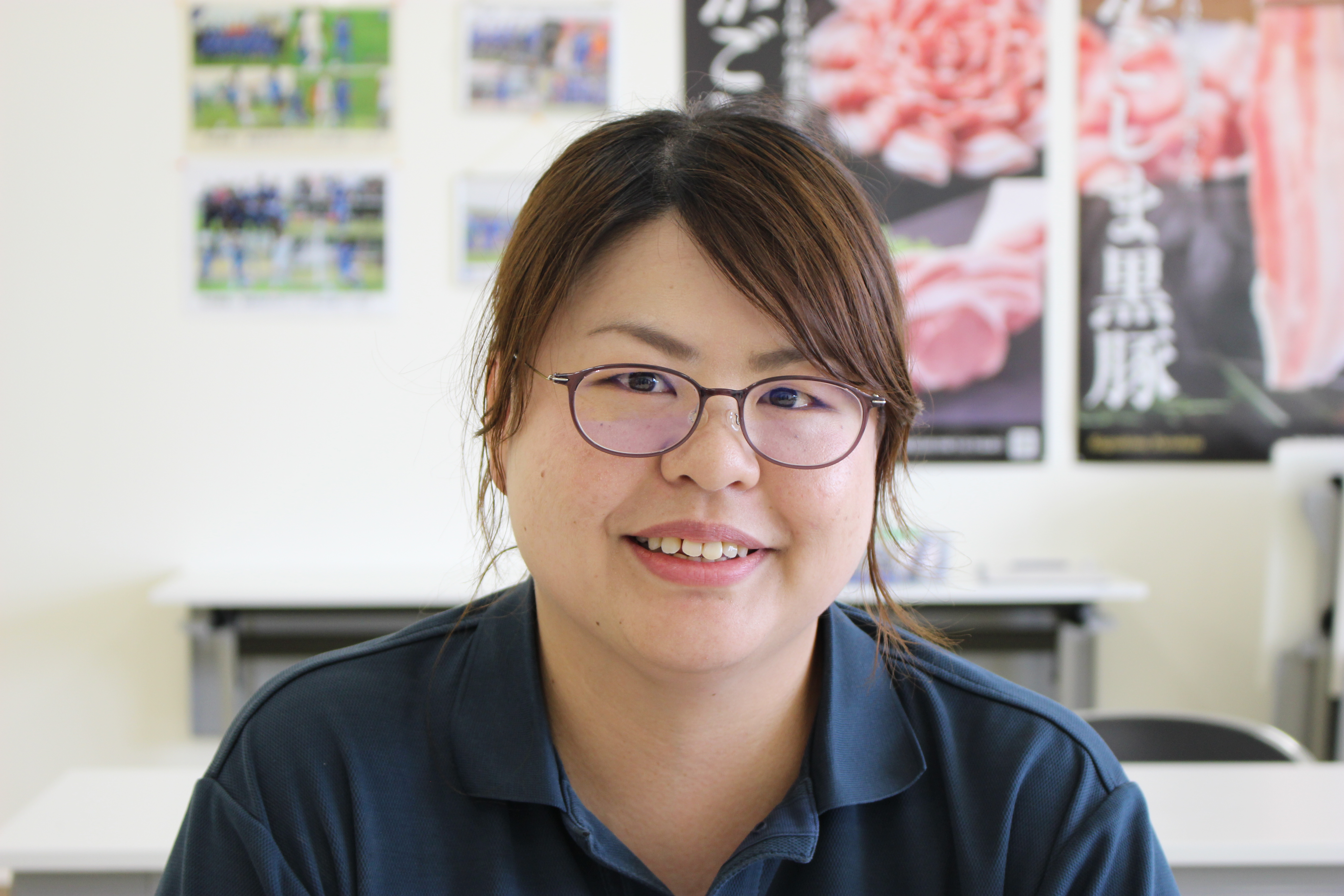 協同組合南州高山ミートセンター　総務部　品質管理課　松元さん