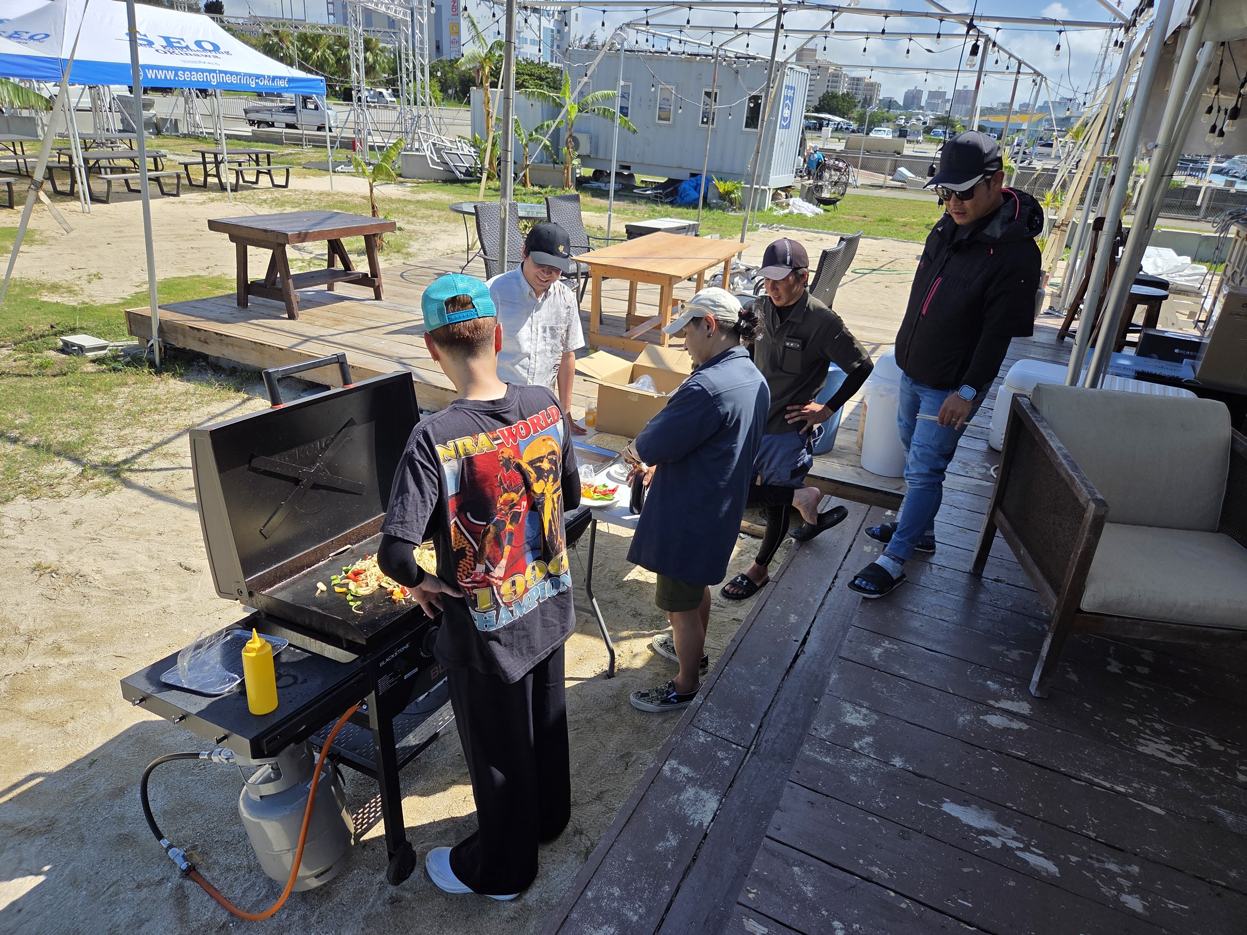 0-9期決算発表会　BBQ