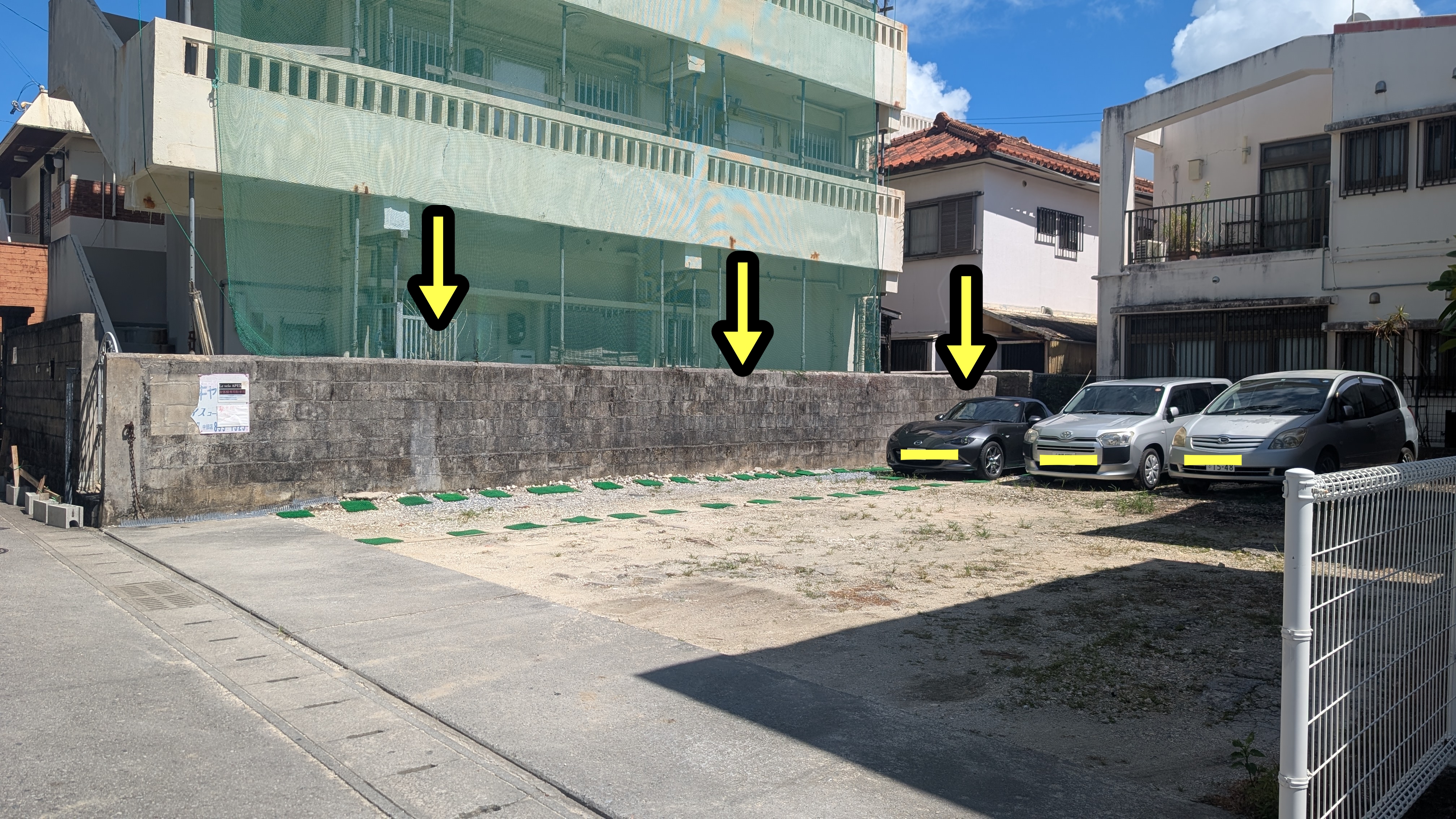 店舗の経路・駐車場案内