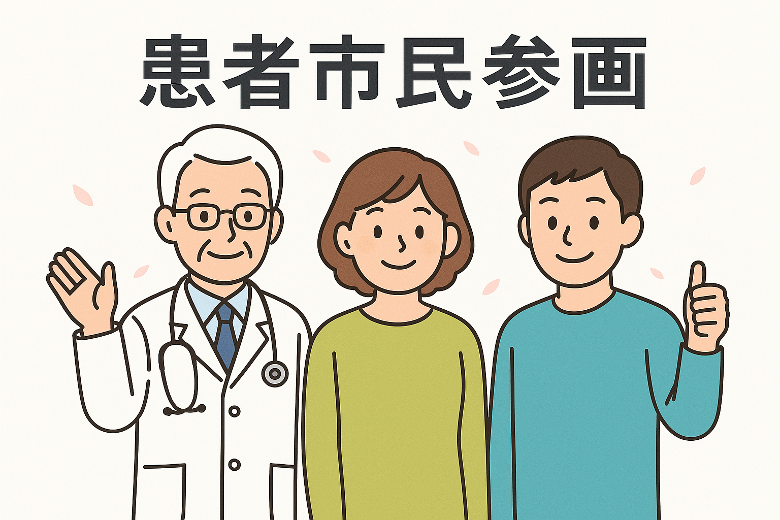 1-患者市民参画活動(PPI)の経験についてインタビューを受けました（動画あり）