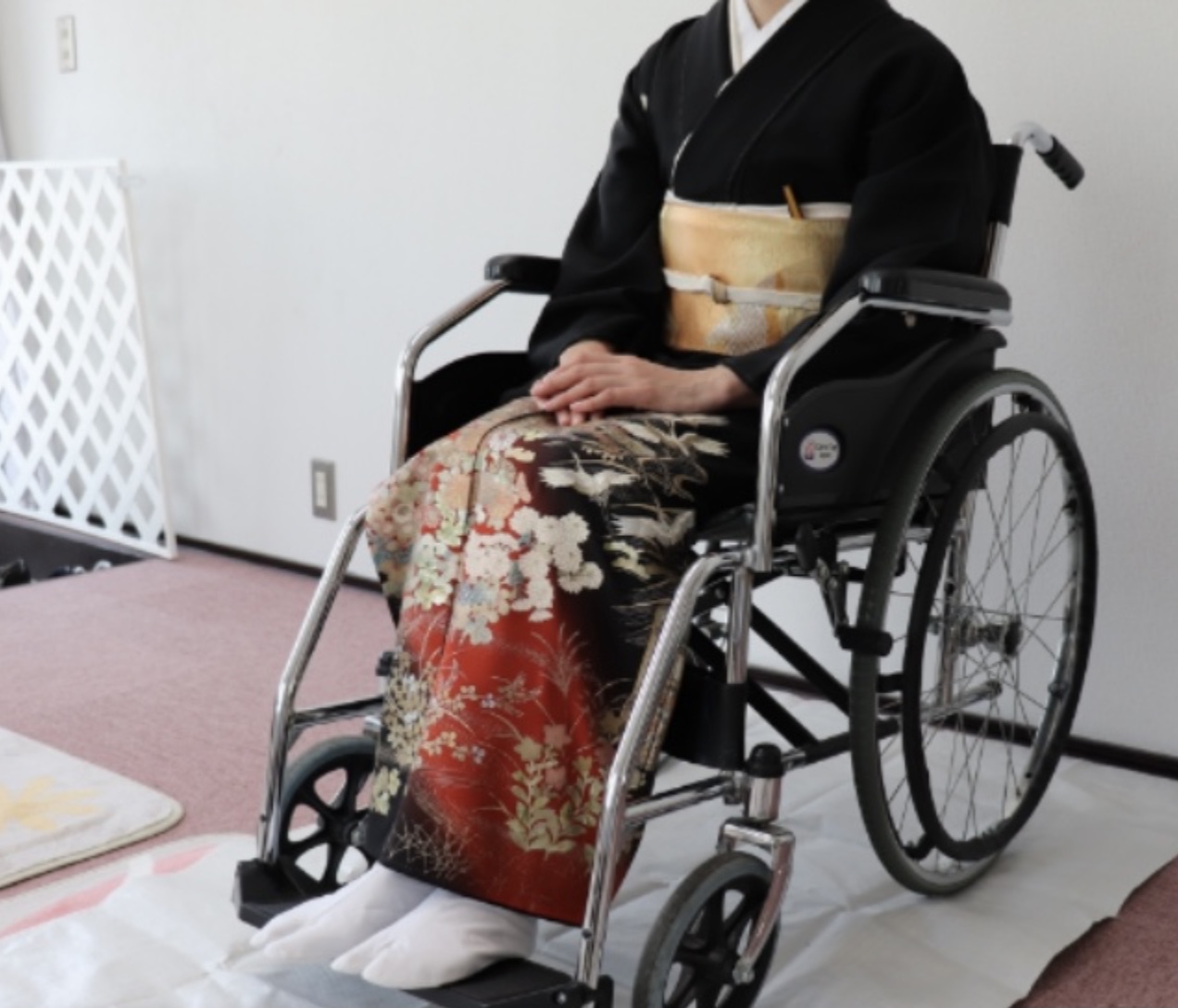 3-車いす着付け、訪問福祉理美容事業