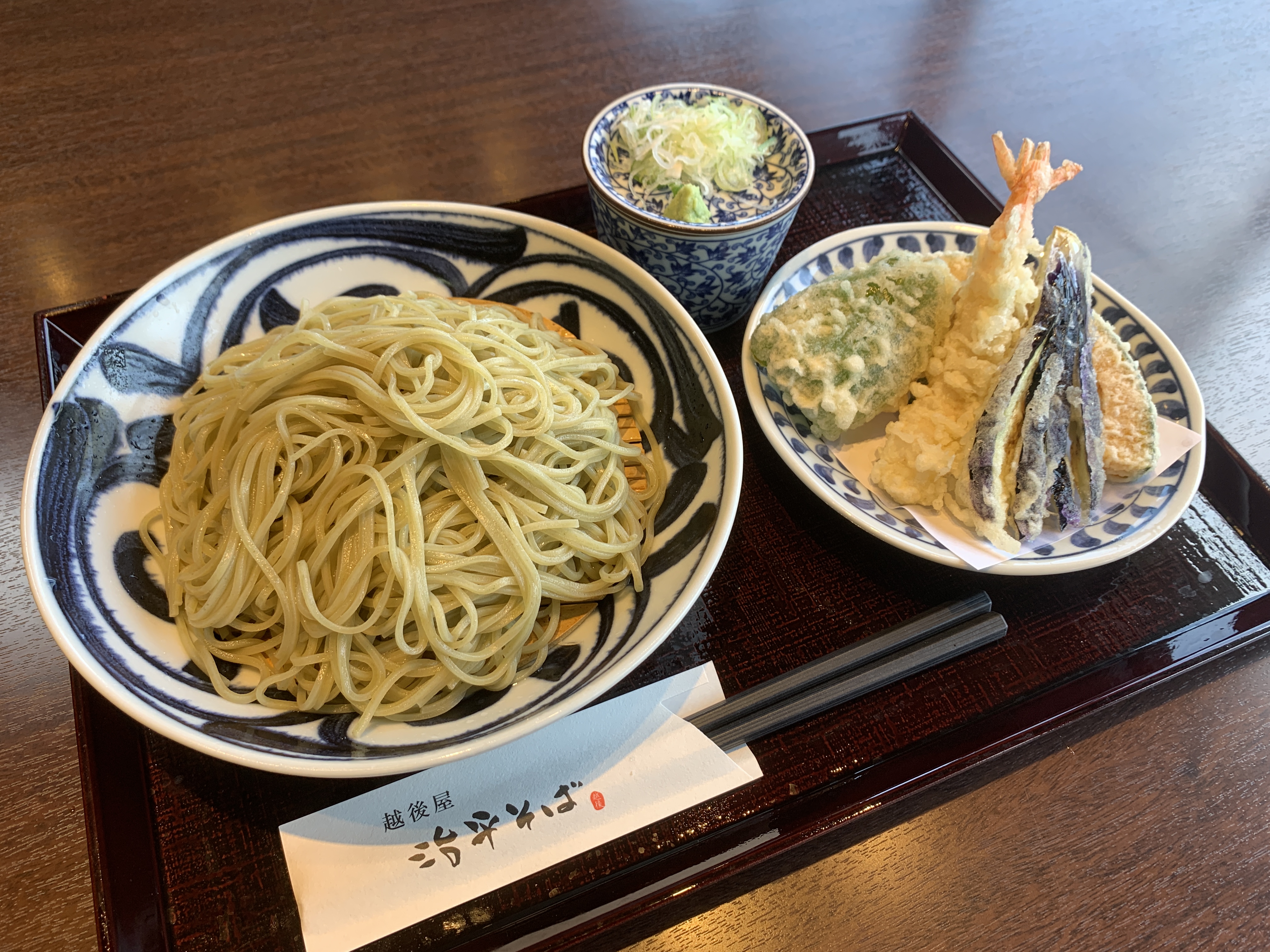 3-【夏メニュー】青じそそば、スタート☆