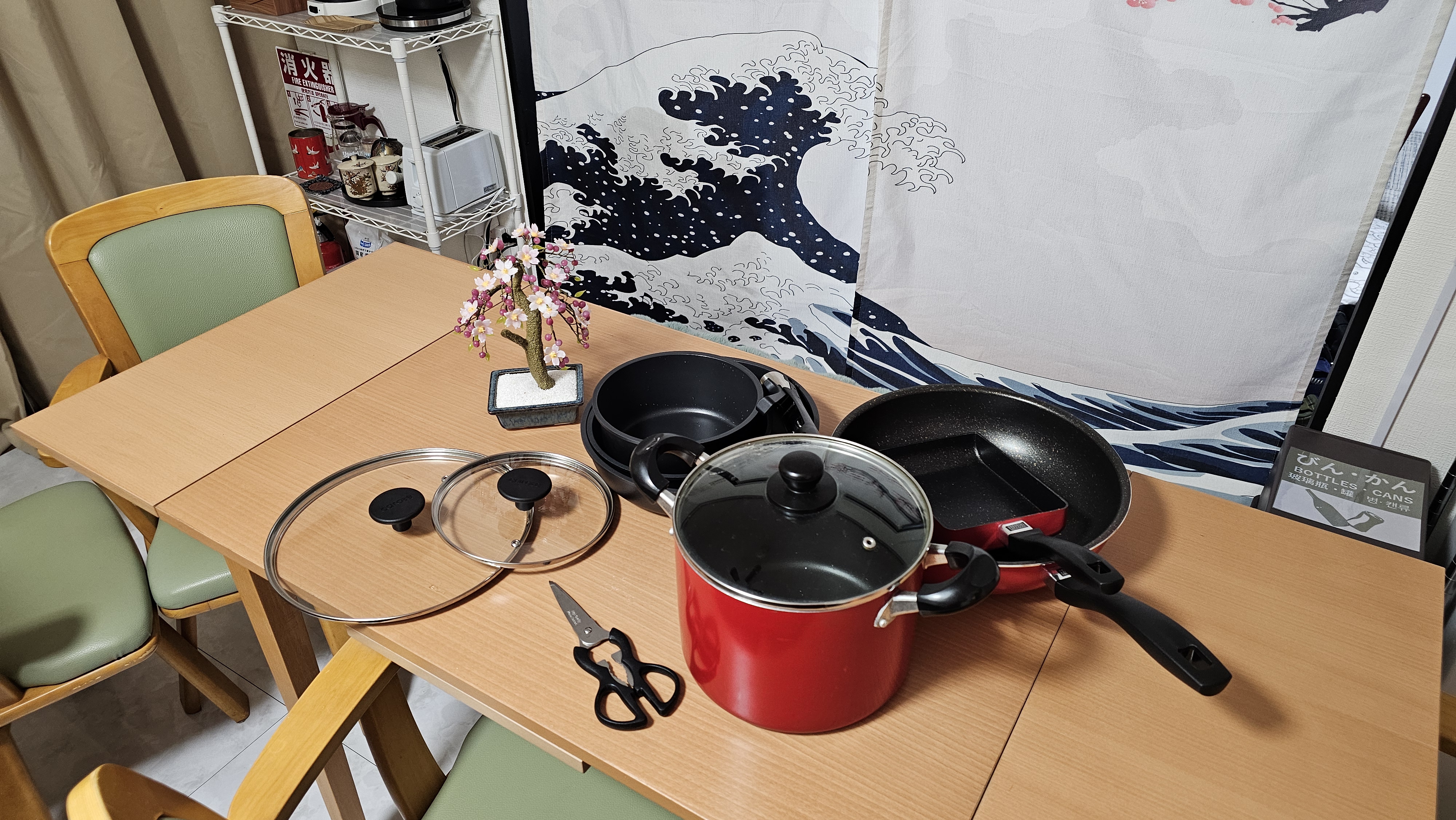 10-鍋等調理器具完備