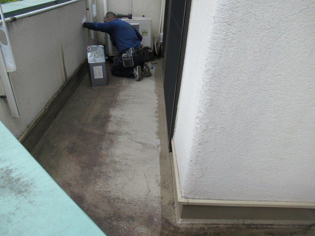 3-戸建てベランダ防水工事