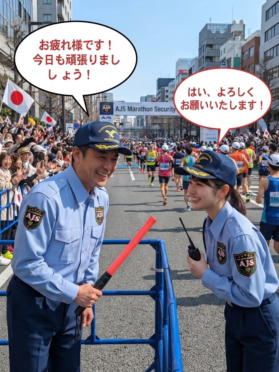 5-🏃‍♂️ マラソン大会の警備 ― 地域の安全を支える誇り