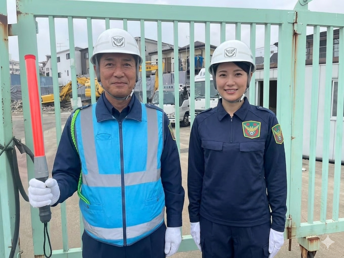 0-交通誘導警備大募集／交通費全額支給／シニアの方大活躍中／未経験者大歓迎