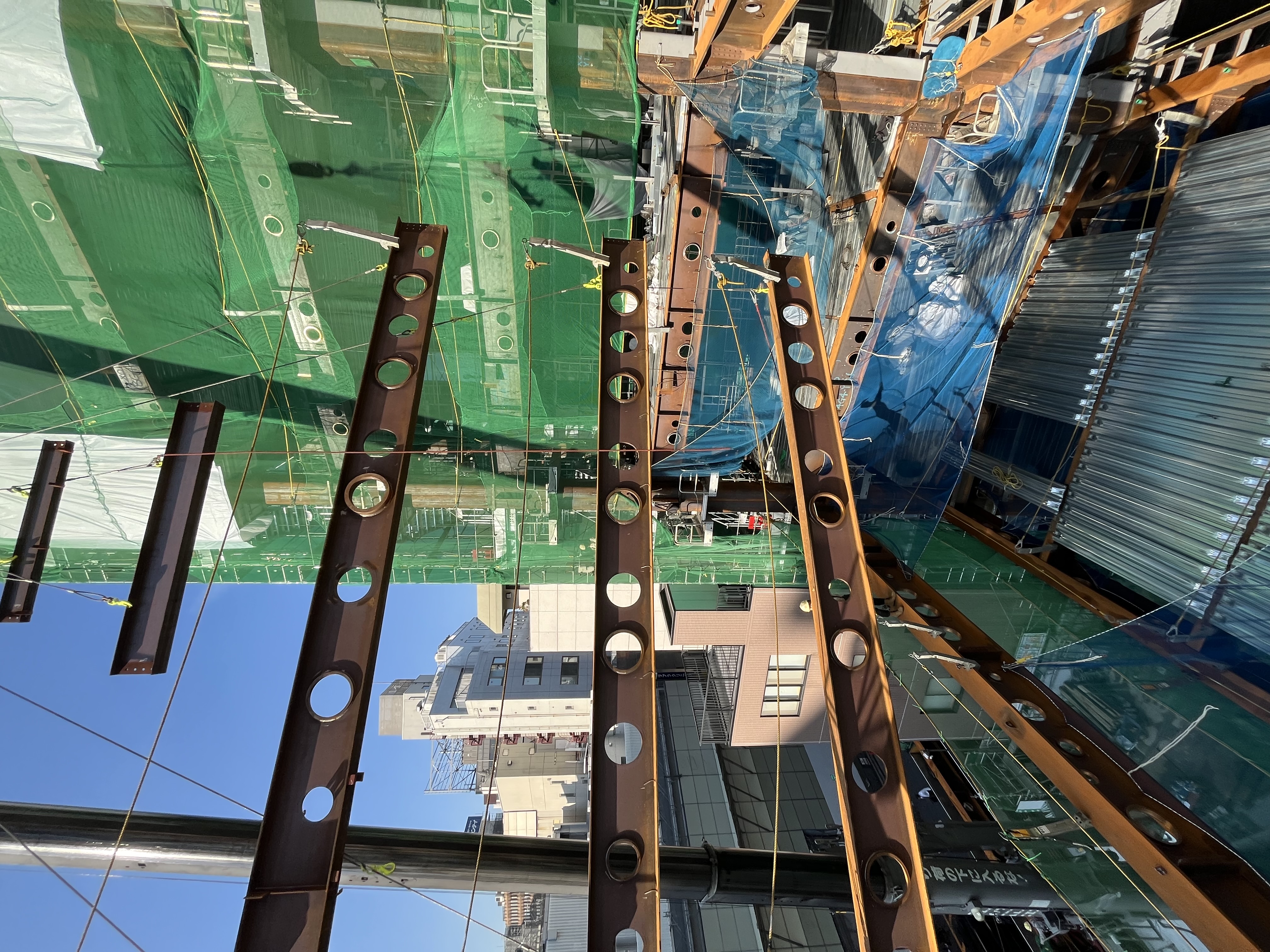 2-鉄骨建方作業