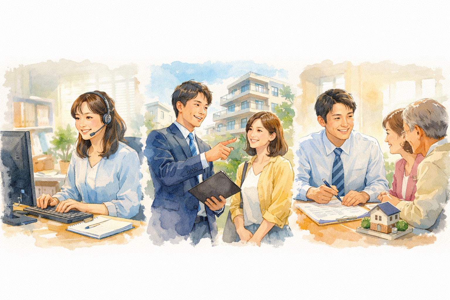0-未経験歓迎！元気な不動産スタッフ募集