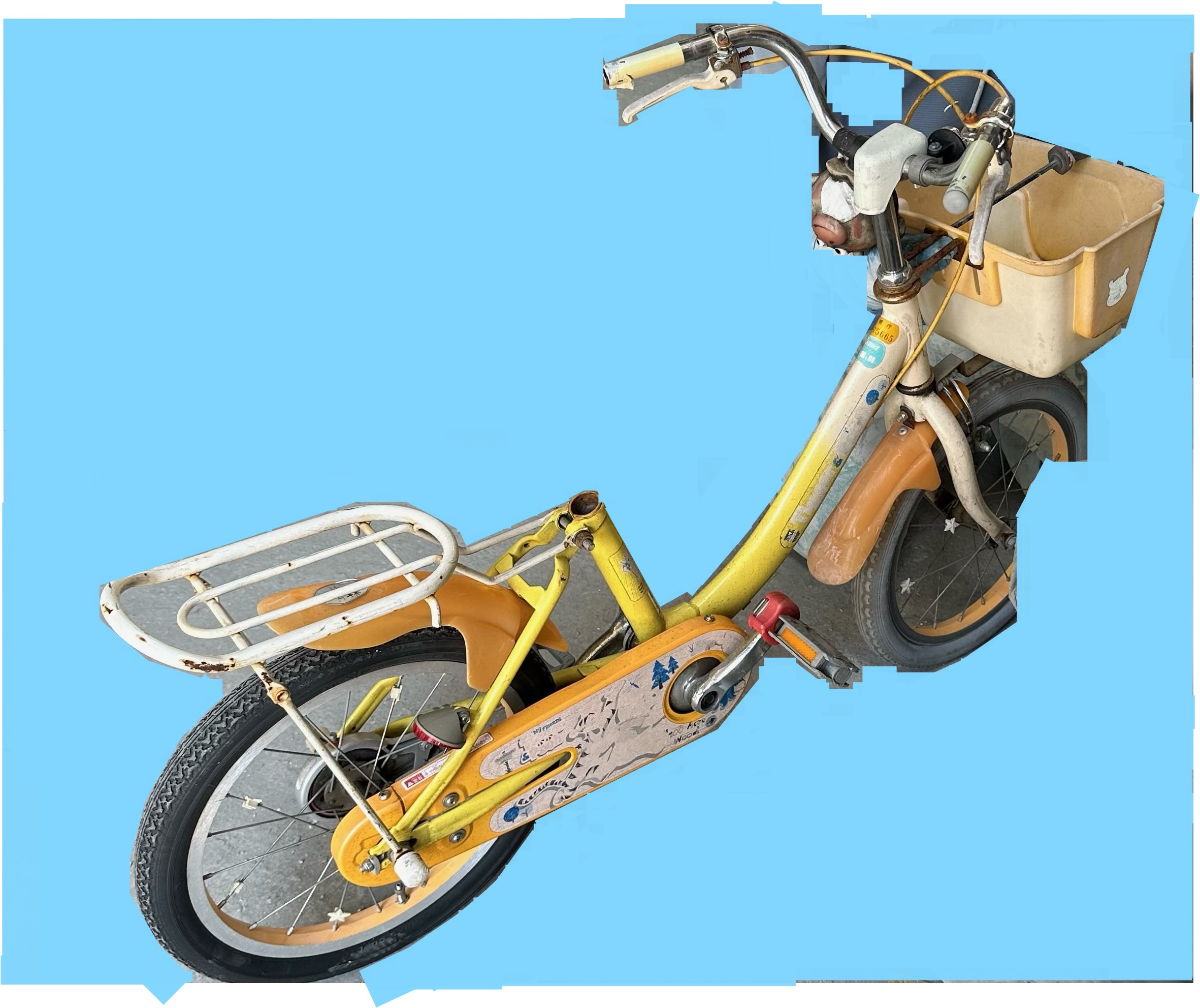 3-思い入れ自転車再生工場　（塗装前）