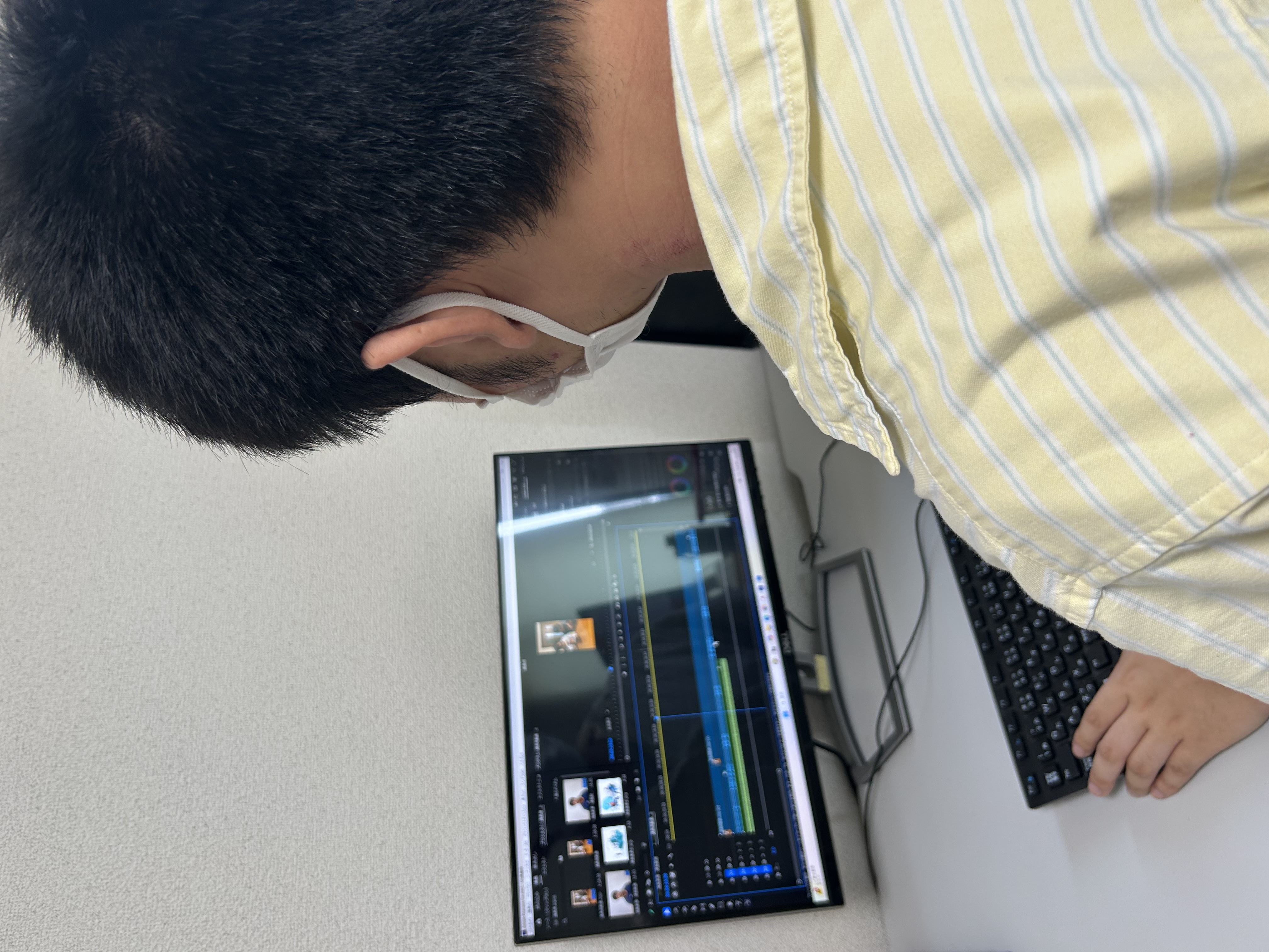 動画編集(受講)始まりました