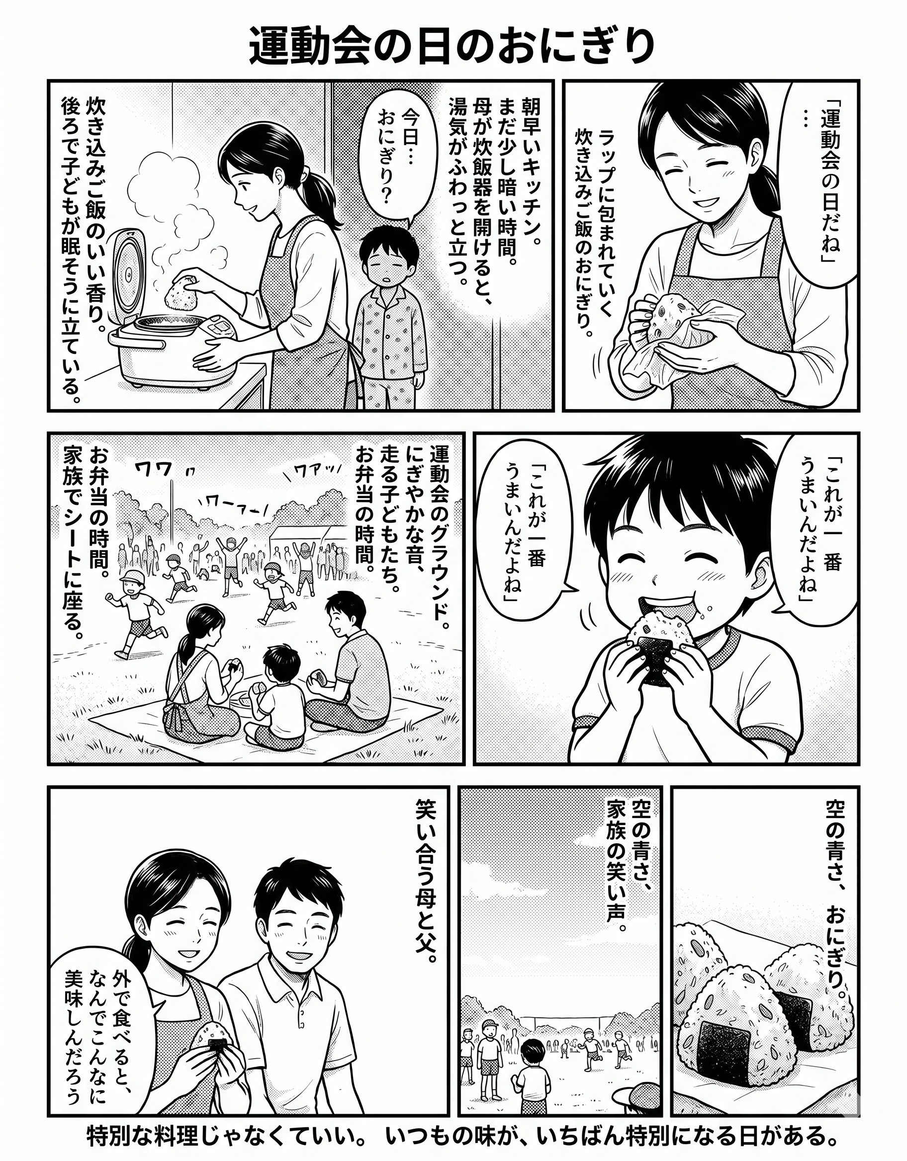 0-運動会の日のおにぎり