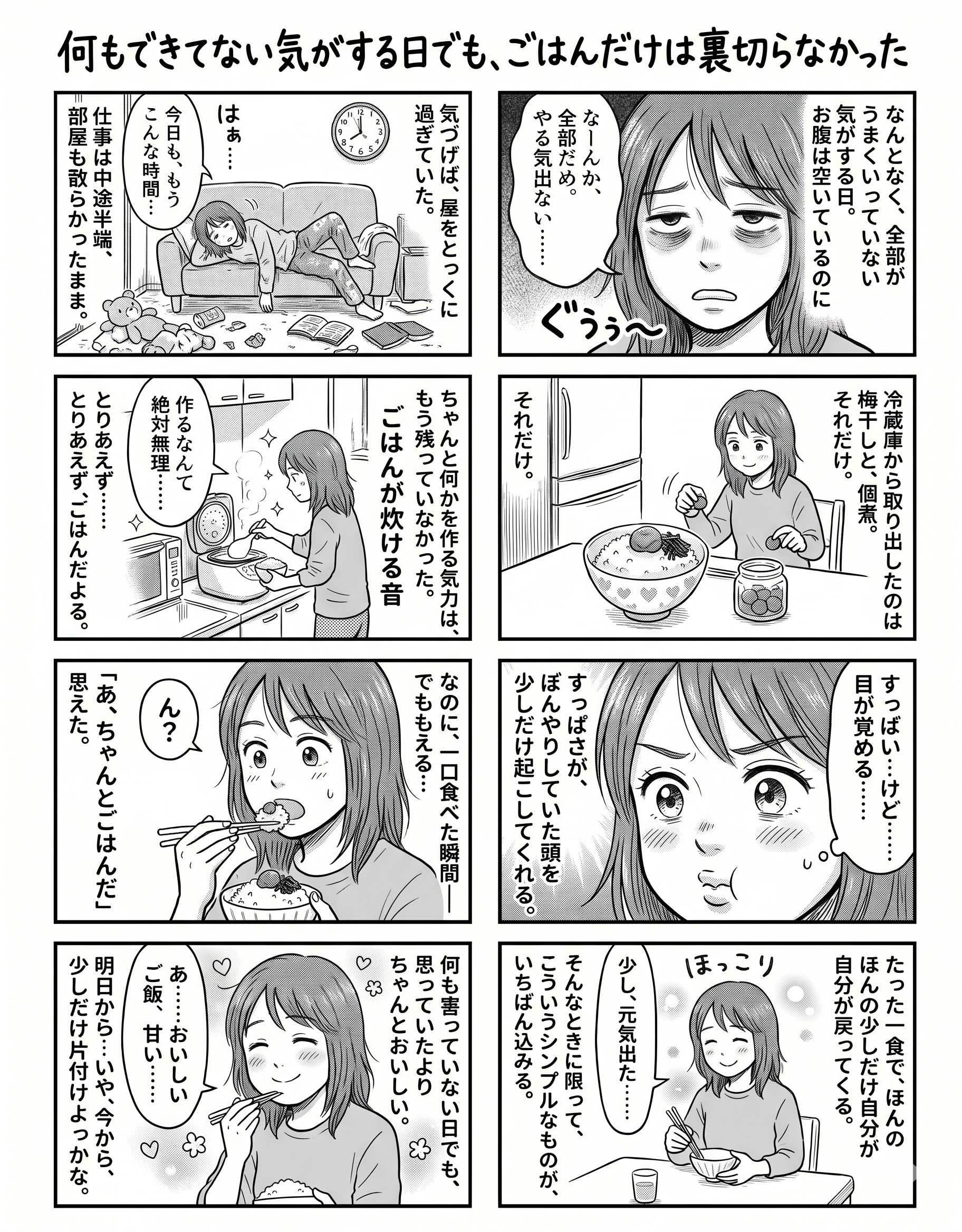 2-何もできてない日でも、ごはんは裏切らなかった