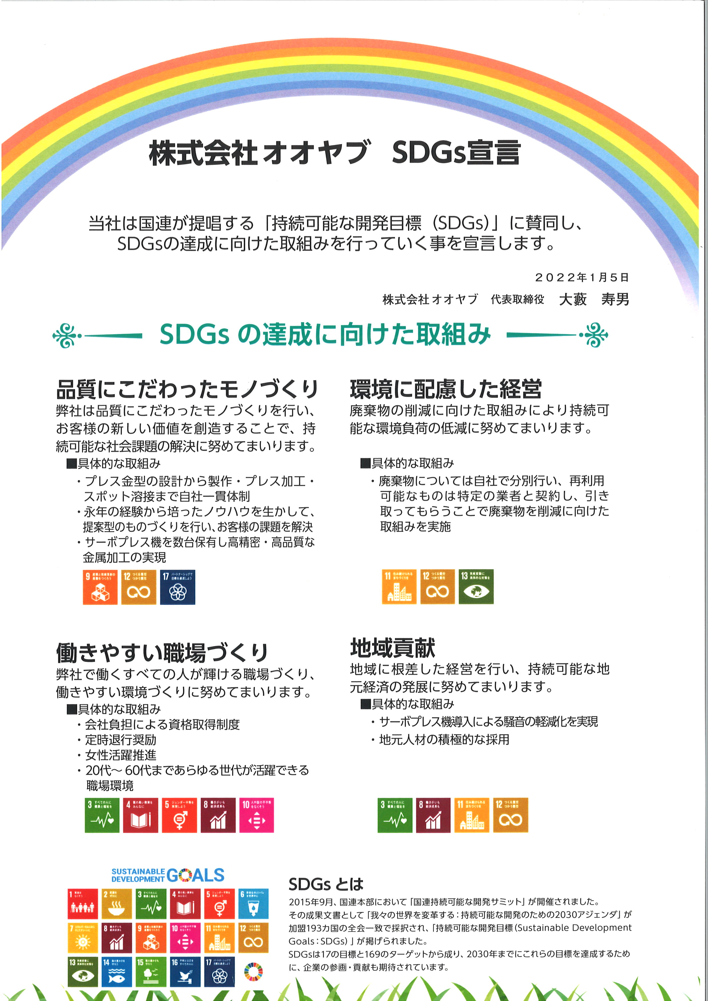 SDGs宣言