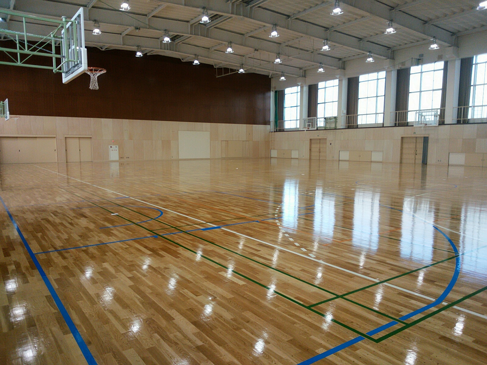 尾北高等学校体育館改修工事