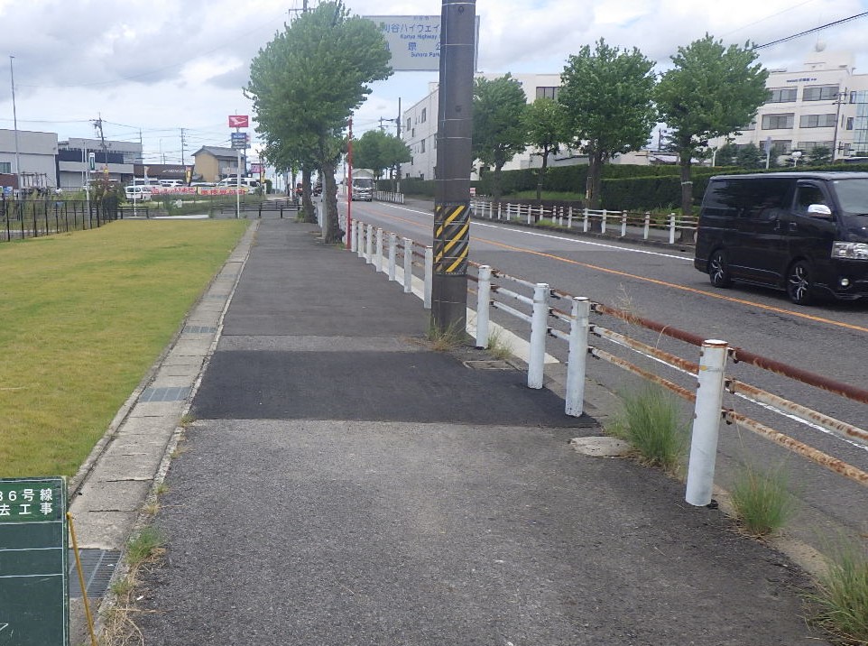 4-刈谷市道1-36号線植栽桝撤去工事