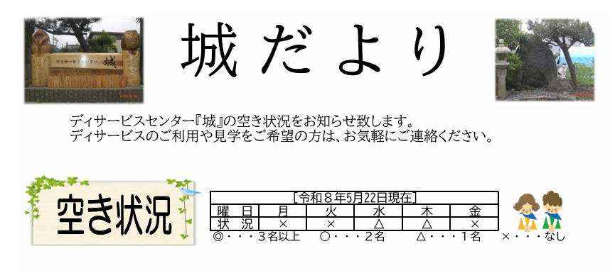 0-ディサービス『城』空き状況