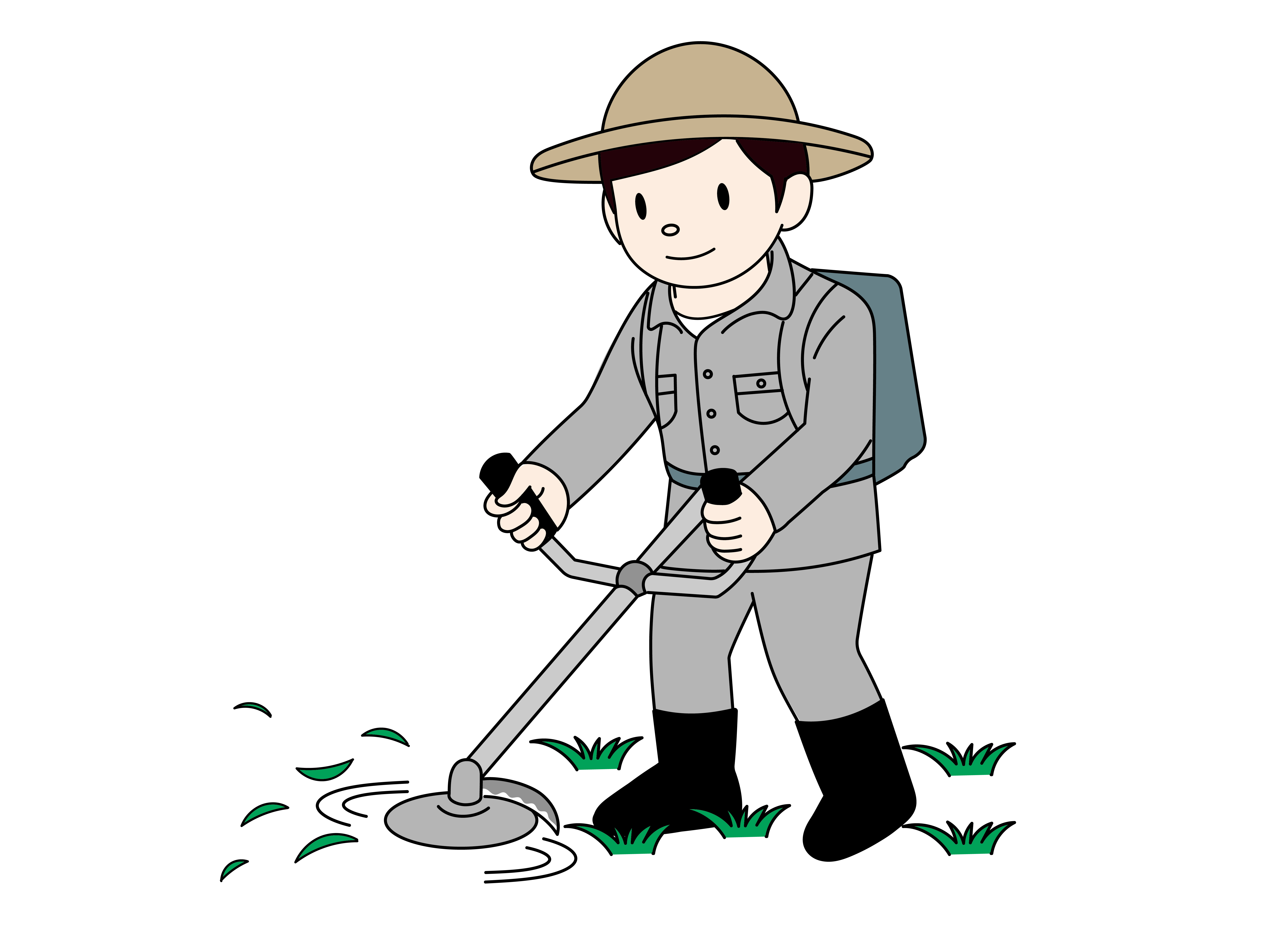 草刈り（八尾市）