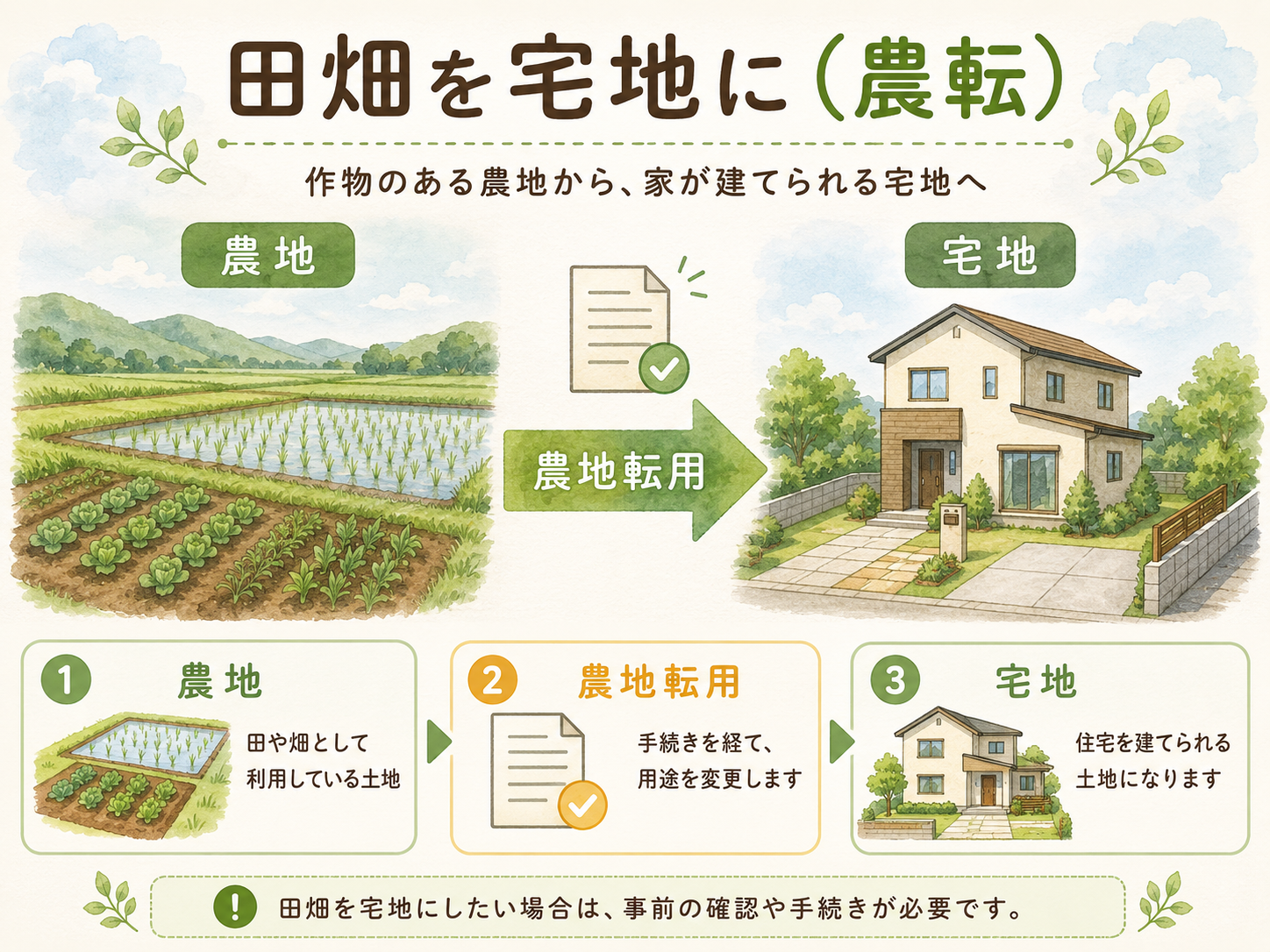 1-【田・畑などを宅地に変更したい】