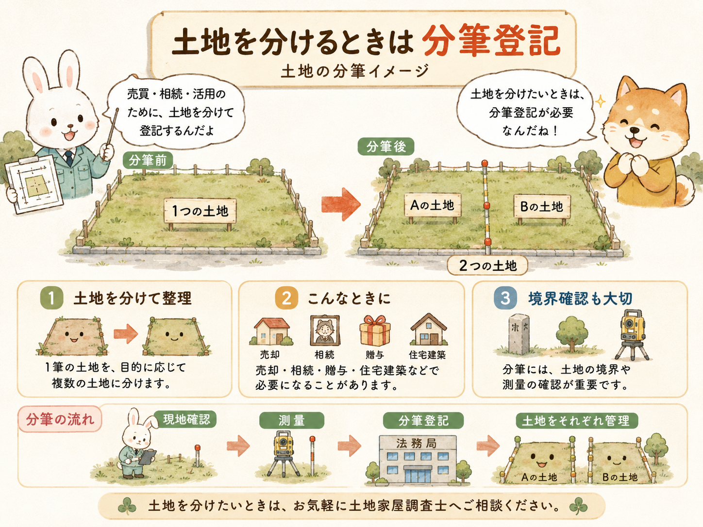 2-【土地を分けたい（分筆）】