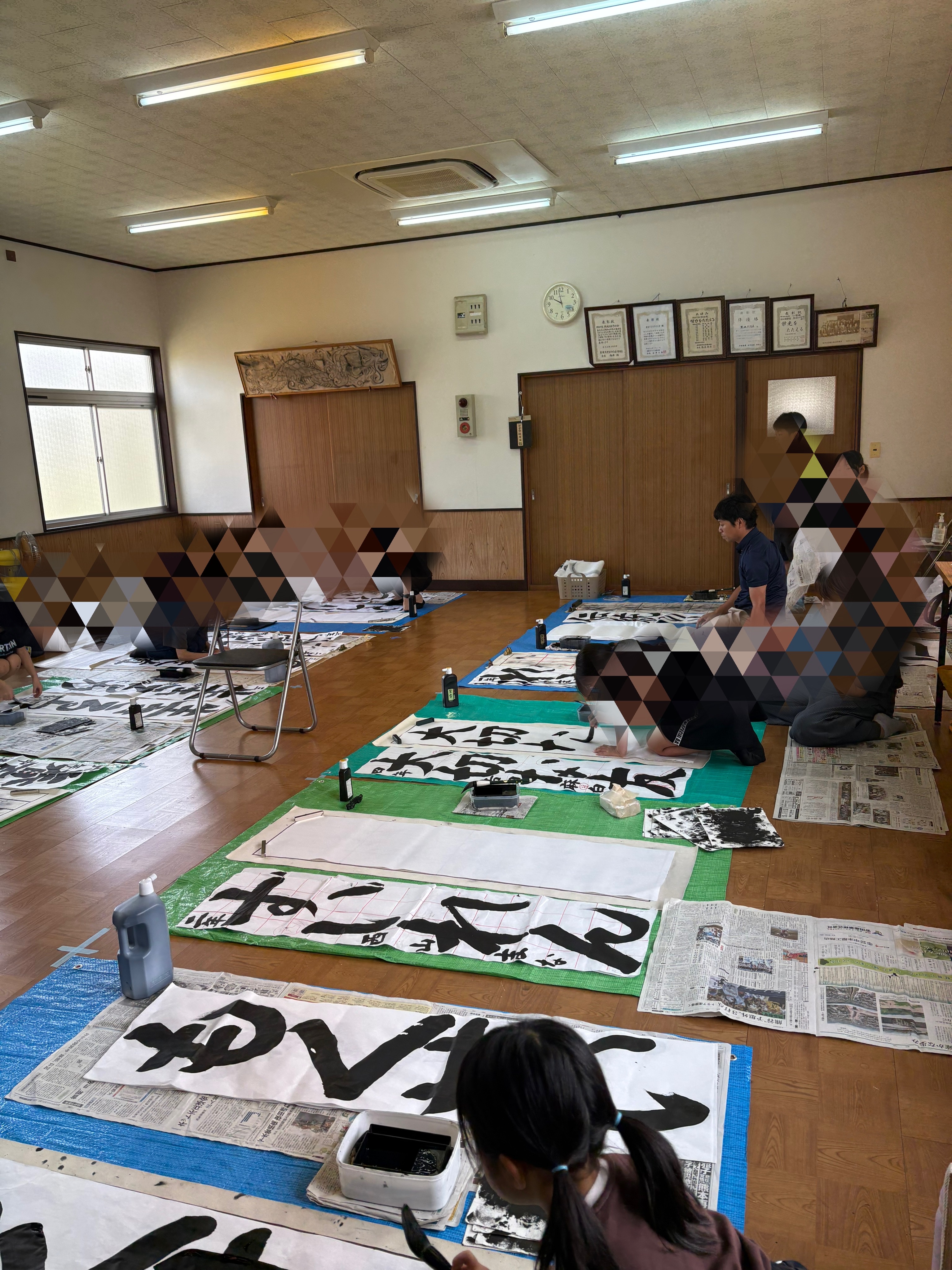0-夏休み、半切作品、連日錬成！